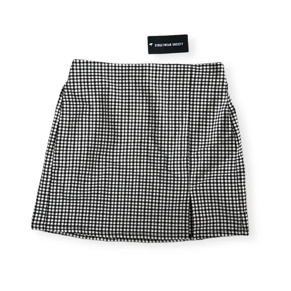 Plaid bodycon skirt - Picture 3 of 3